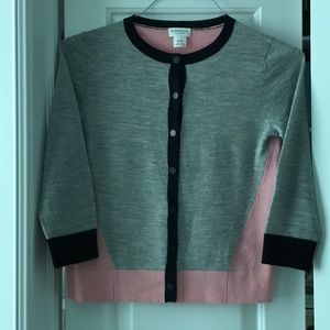 Club Monaco color blocked cardigan XS